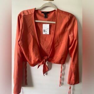 FOREVER 21 Crop Tie top